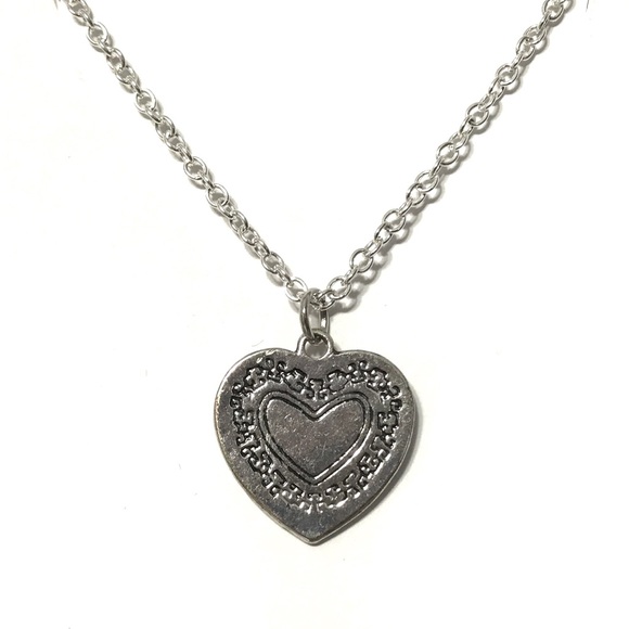 Jewelry - Handmade silver Heart Necklace